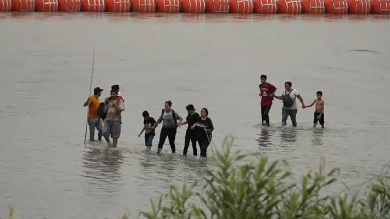 Biden administration sues Texas governor over Rio Grande buoy barrier ...