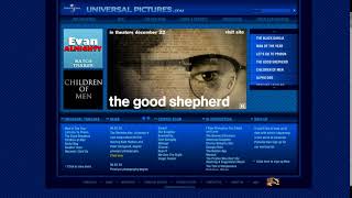 Universal Pictures Website Theme 2005