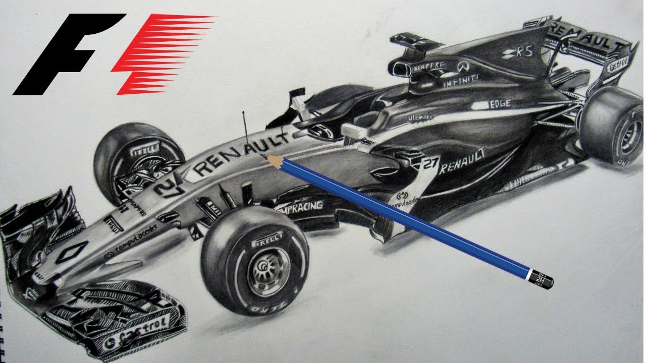 How To Draw A F1 Car Como Dibujar Un Carro F1 - thptnganamst.edu.vn