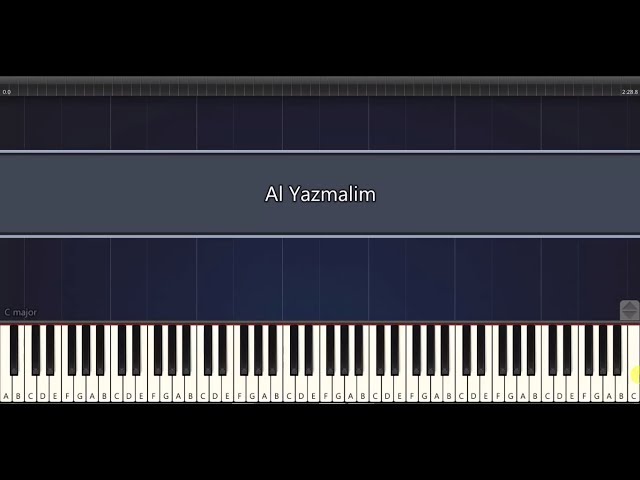 Al Yazmalim - Piano Tutorial class=