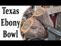 Woodturning | Ebony Crotch Bowl