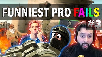 CS:GO - FUNNIEST PRO FAILS #3 ft. shox, s1mple, tarik & More!