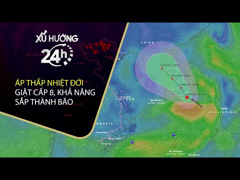 [Xu hướng 24h] Áp thấp nhiệt đới giật cấp 8, khả năng thành bão trong 2 ngày tới | VTC Now