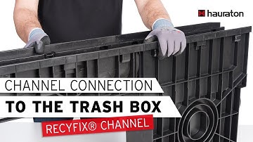 Channel Connection to the Trash Box | RECYFIX Drainage Channel | Processing Tutorial