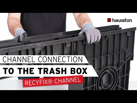 Channel Connection to the Trash Box | RECYFIX Drainage Channel | Processing Tutorial
