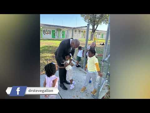 Dr. Steve Gallon III was at Norland Elementary School