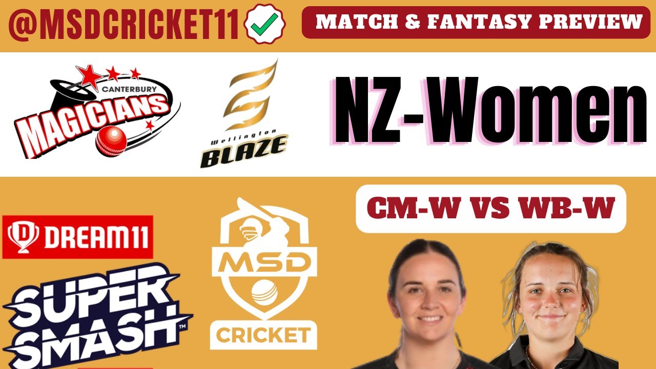 CMW vs WBW Dream11 Team Prediction in Tamil Super Smash women Match