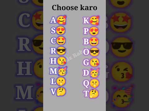 choose one Alphabet