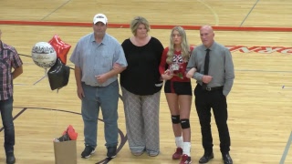 Volleyball Senior Night 2017