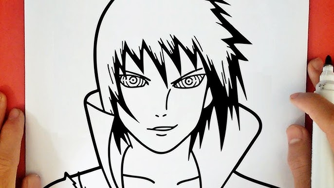 Naruto Desenho do Madara Uchiha 95gm