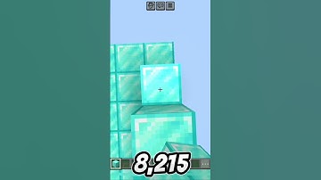 Day 89 of adding one diamond block per subscriber in Minecraft we’re at 8215 subs #minecraft