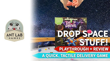 Drop Drive | Board Game | Playthrough | Review