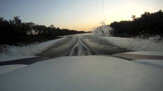 Wakeboard Backroll crash