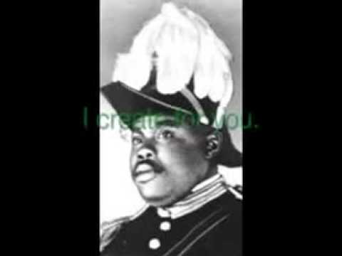 HONORING MARCUS MOSIAH GARVEY'S WORDS by EVAN BELIZE