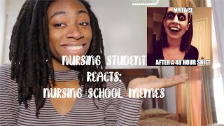 Nursing Student reacts to Nursing memes👩🏾‍🔬