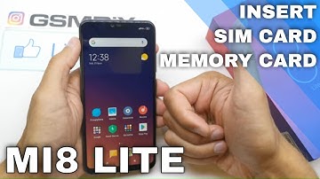 Xiaomi Mi 8 lite - How to insert SIM and micro SD