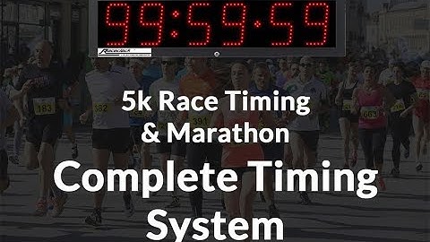 Complete Race Clock Timing System with Time Machine