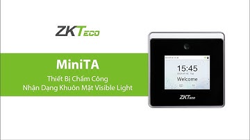 ZKTeco MiniTA - Máy Chấm Công Khuôn Mặt Thế Hệ Mới