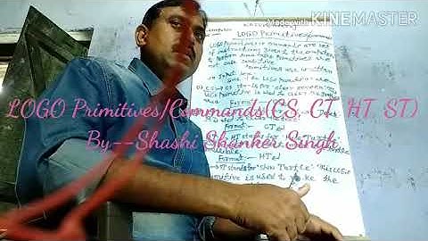 LOGO Primitives/Commands(CS, CT, HT, ST)