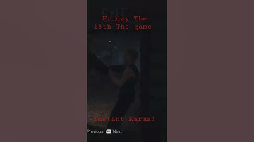 Friday The 13th The game instant Karma #gaming #fridaythe13ththegame #jason #glitch #scary