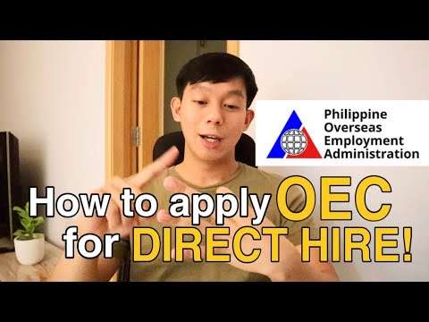 GUIDE ON HOW TO GET OEC FOR DIRECT HIRE APPLICANTS #oec #buhayofw   | STEP BY STEP | Benj Reganit