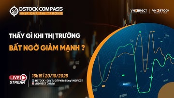 THẤY GÌ KHI THỊ TRƯỜNG BẤT NGỜ GIẢM MẠNH? | NHỊP ĐẬP THỊ TRƯỜNG 20/10/2025