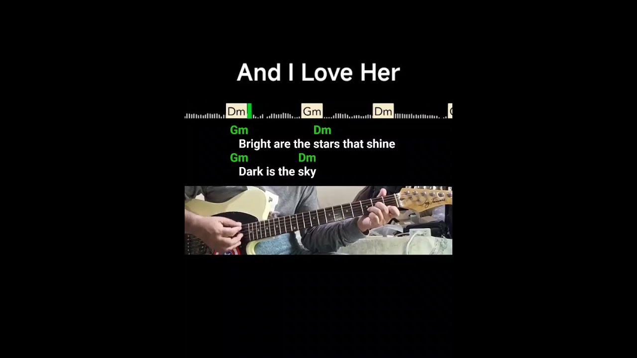 And I Love Her (The Beatles) guitar cover song