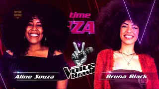 Aline Souza e Bruna Black cantam 'Você Não Entende Nada' - 'The Voice Brasil' - Batalha - 05/11/2020