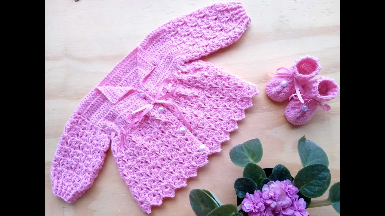 Casaquinho em crochê - Vilma Maurer