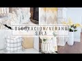 DECORACION VERANO 2021 SALA/SUMMER HOME DECOR 🌾🐚🌻