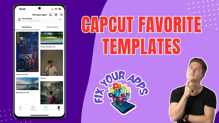 How To View Favorite Template On CapCut in Mobile - Quick Tutorial