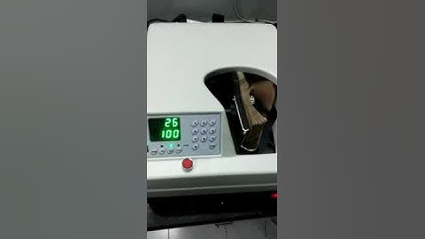 Bundle Note Counting Machine