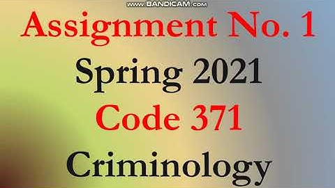 AIOU  Code 371 Solved Assignments No.1 Spring 2021 || Subject: WOMEN POLICING || Level: FA / I.com