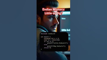 Endian Mystery: Little or Big?