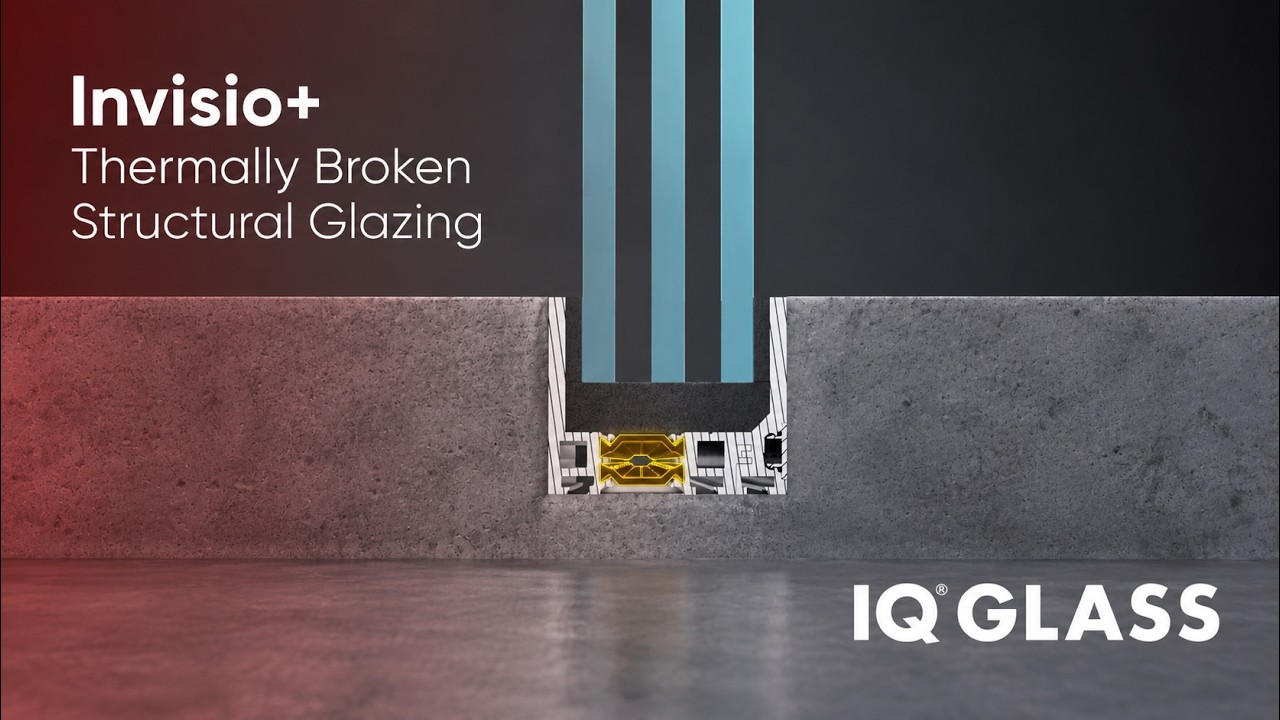 Invisio+ | Thermally Broken Structural Glazing System for Triple-Glazed Frameless Glass