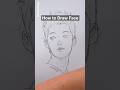How To Draw Face Drawing Sketch Art 