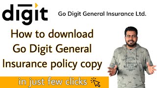 How to download Go Digit General Insurance policy copy online in just few clicks | easy way | Hindi screenshot 5