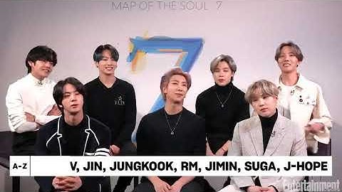 BTS Revamp The English Alphabet A-Z💜