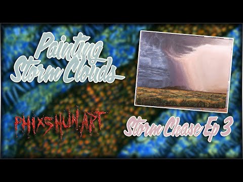 Storm Chase Pt. 3 | Phixshun Art Studio | Acrylic Painting
