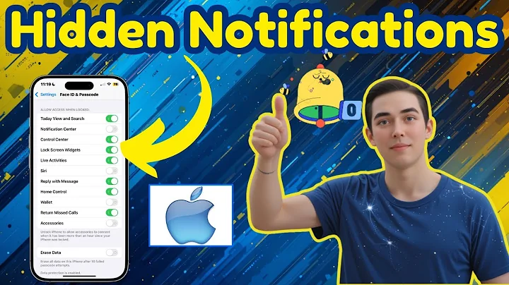 How To Hide Notification Bar On Lock Screen iPhone - Detailed Tutorial