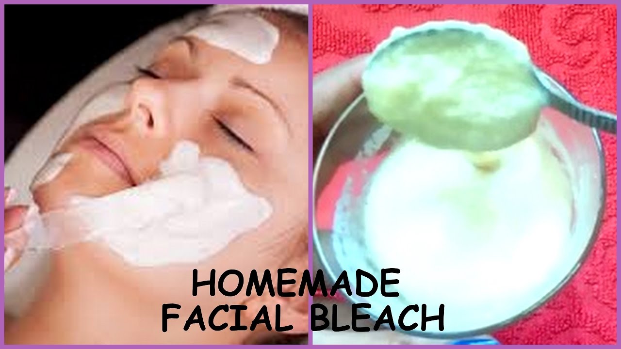 home made facial bleach