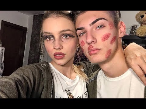 Iubitul meu ma machiaza!!! | Makeup Challenge - YouTube