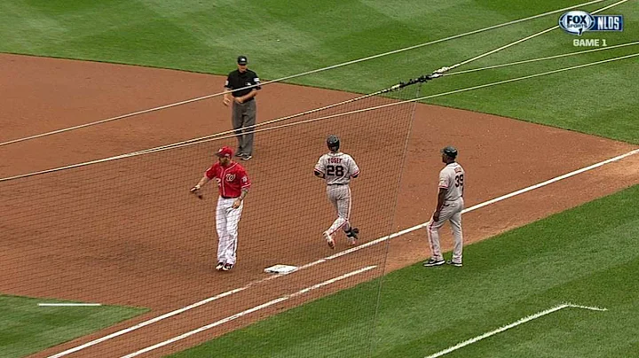 SF@WSH Gm1: Strasburg induces two to escape a jam