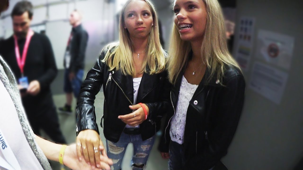 MEETING LISA & LENA ! (+real Voices) Videodays 2016 Floppes