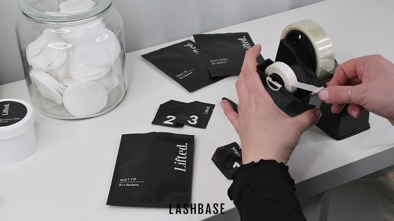 How to seal your Lifted. Sachets - LashBase 