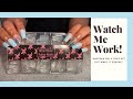 watch me work | apres gel x dupe method | square set ft BTArtbox