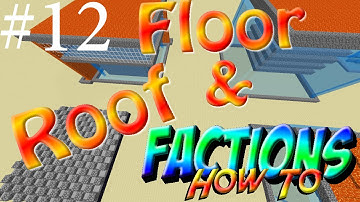 FLOOR & ROOF PROTECTION!!!! Minecraft Factions How To #12 w/ TheProVidz
