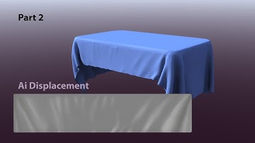 LightWave ClothFX - Table Cloth - Displacement part-2