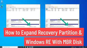How to Expand Recovery Partition and Enable Windows RE With MBR Disk