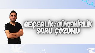 Geçerli̇k-Güveni̇rli̇k Karma Soru Çözümü-7